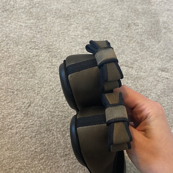 YSL flat shoes , size 7.5 ,in black kaki color - Picture 12 of 16